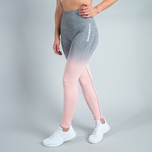 Livesore grey and pink ombré seamless legging